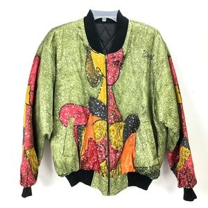 Fantastic VTG Picasso Jacket Womens Korea Abstract